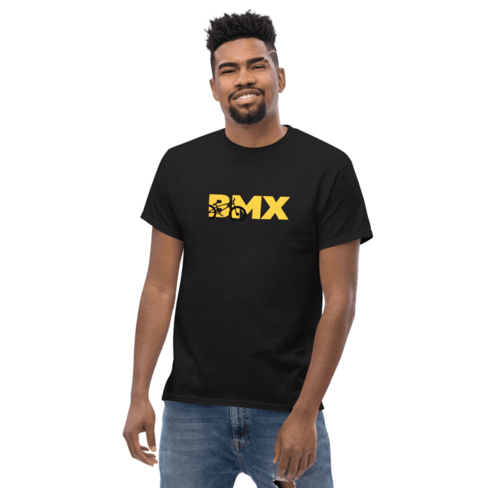BMX T Shirt mens classic tee black front 2 630f5070ed39d