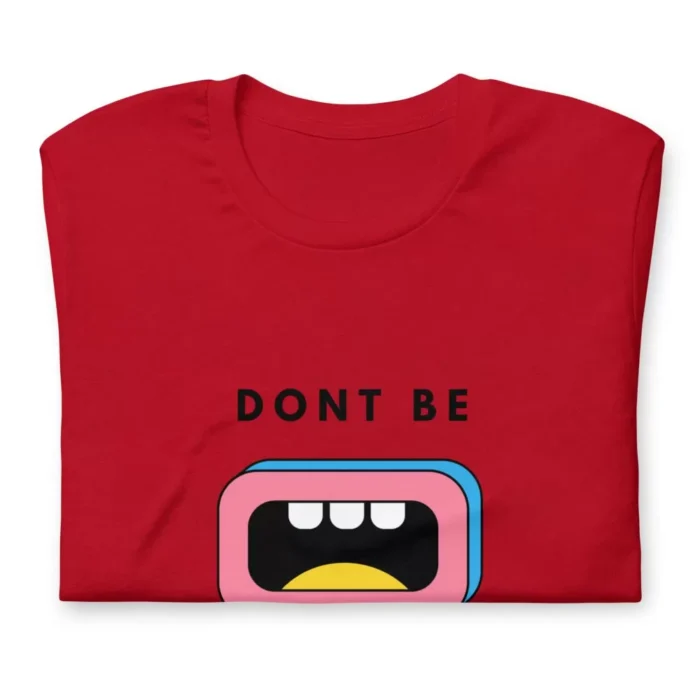 Dont Be Silent T Shirt unisex staple t shirt red front 6310d55b04d56 jpg