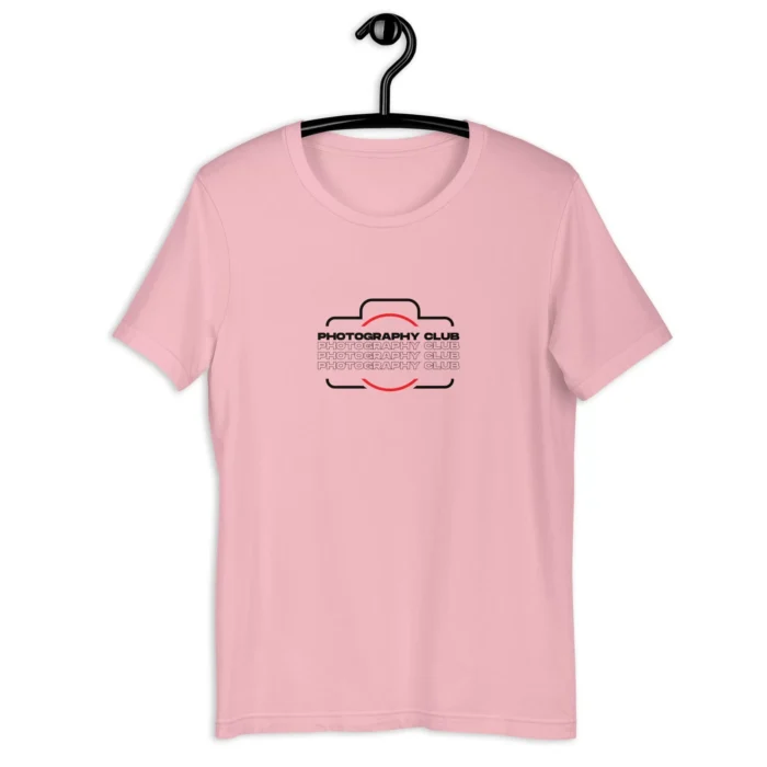 Phototgraphy Club unisex staple t shirt pink front 630afcbb90d01 jpg