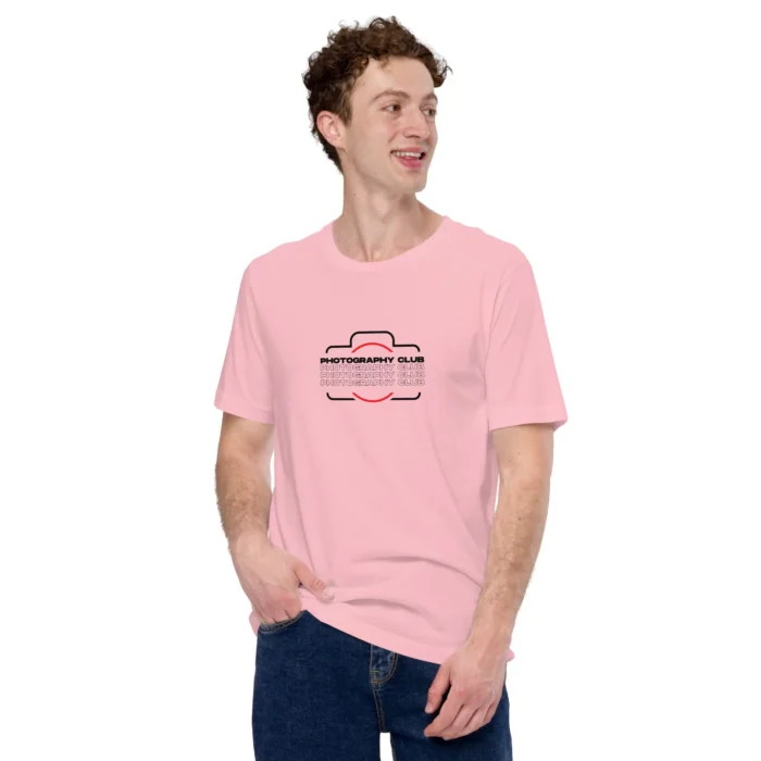 Phototgraphy Club unisex staple t shirt pink front 630afcbb91070 jpg