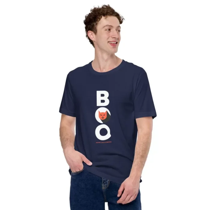 boo t shirt unisex staple t shirt navy front 6310d3bd6a47d jpg