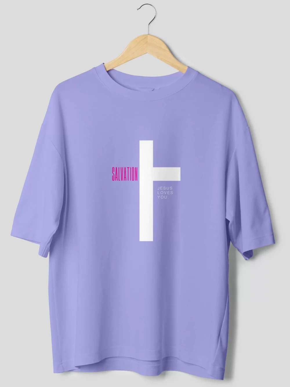 Salvation Jesus Loves You Oversized T-Shirt