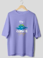 Stop Climeate Change Oversized T-shirt