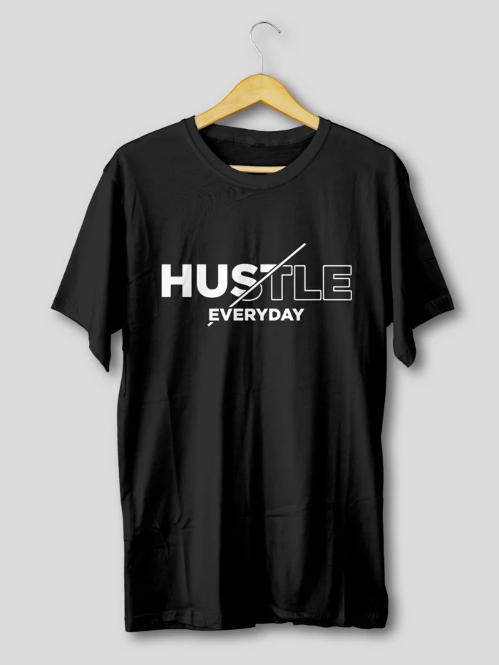 Hustle Everyday Motivated T-Shirt For Men.