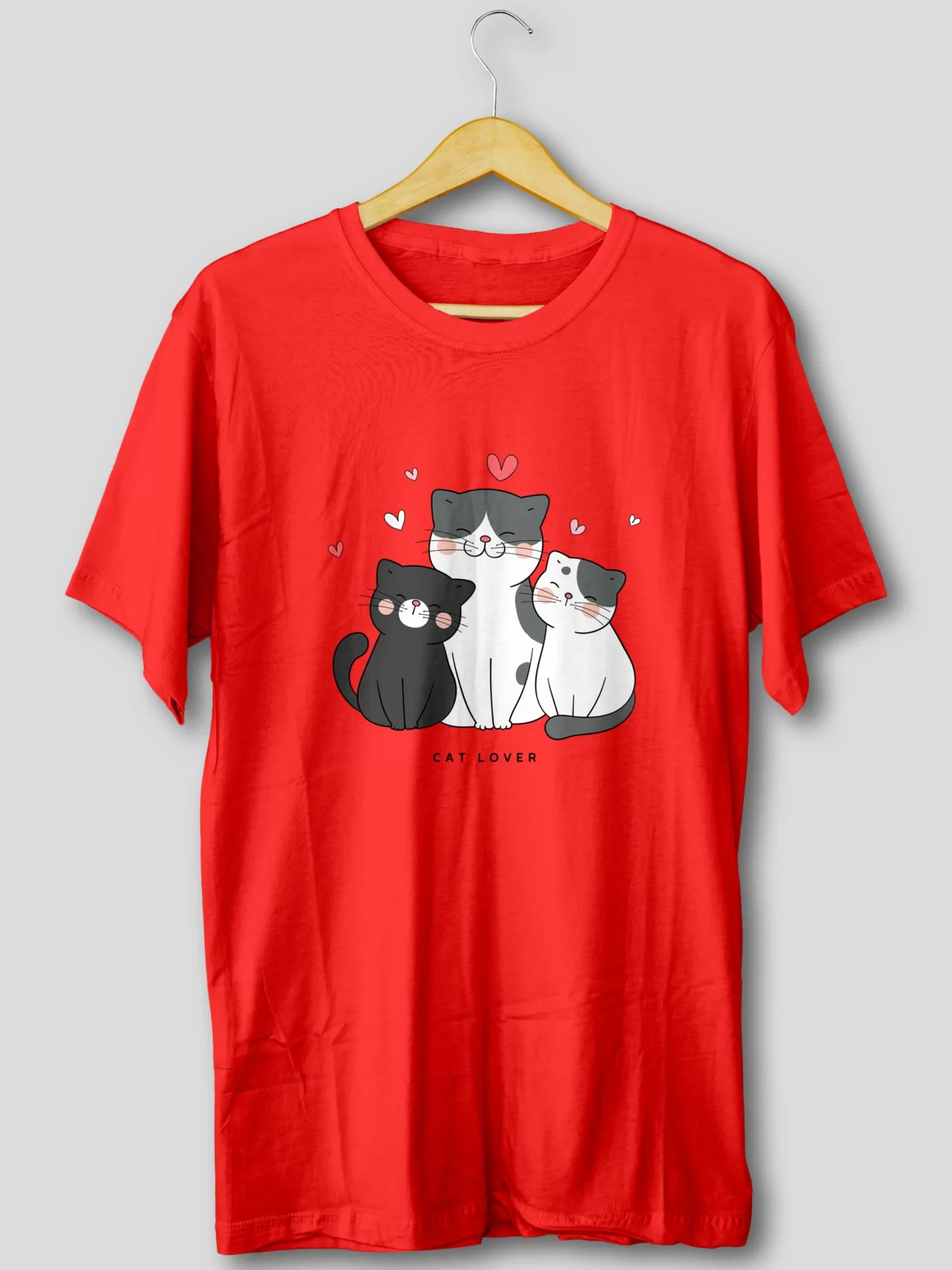 Cute Cat Lover Graphic Women T-Shirts