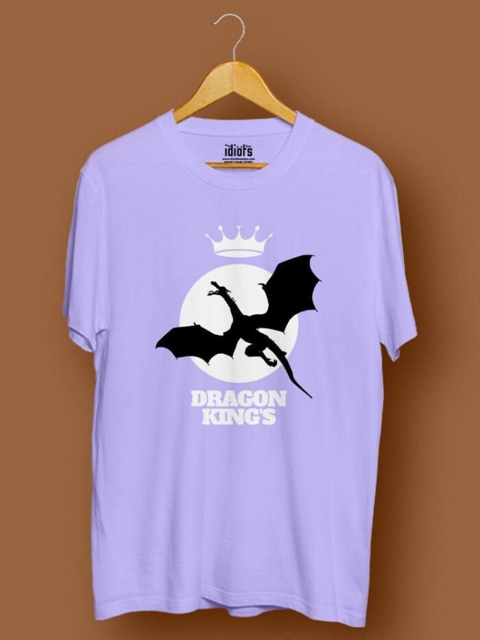 Dargon King Oversized T Shirt Lavender