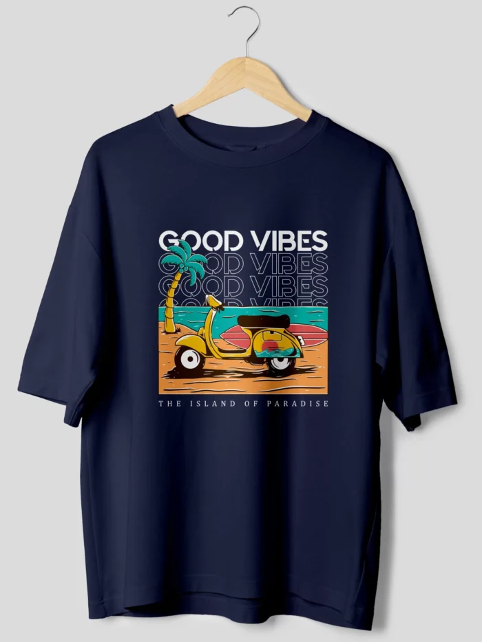 Good Vibes Front Hanging NAVY scaled
