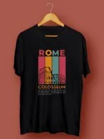 Rome ColosseumOversized T-Shirt Black