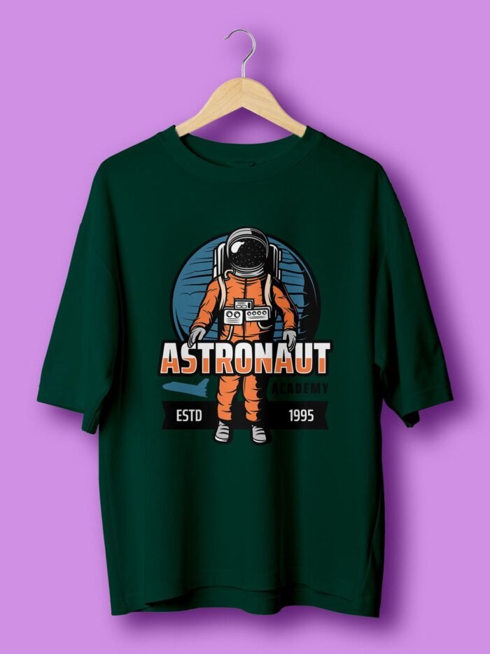 Astronaut Academy oversize tshirt Green