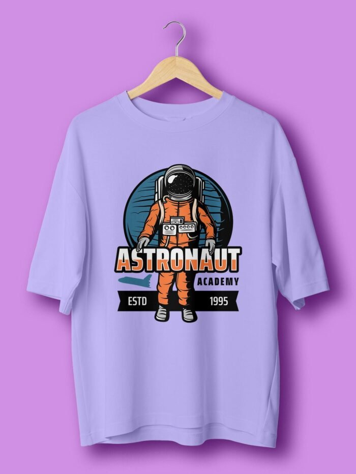 Astronaut Academy oversize tshirt Lavender