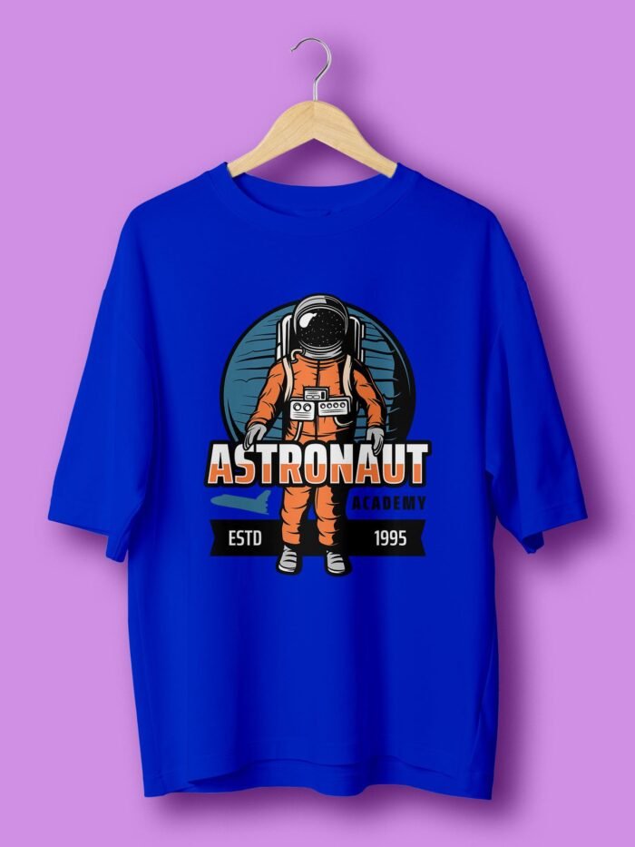Astronaut Academy oversize tshirt Royal