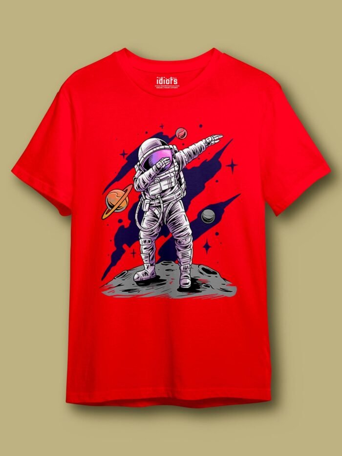 Astronaut Dabbing on Moon Unisex T-Shirt