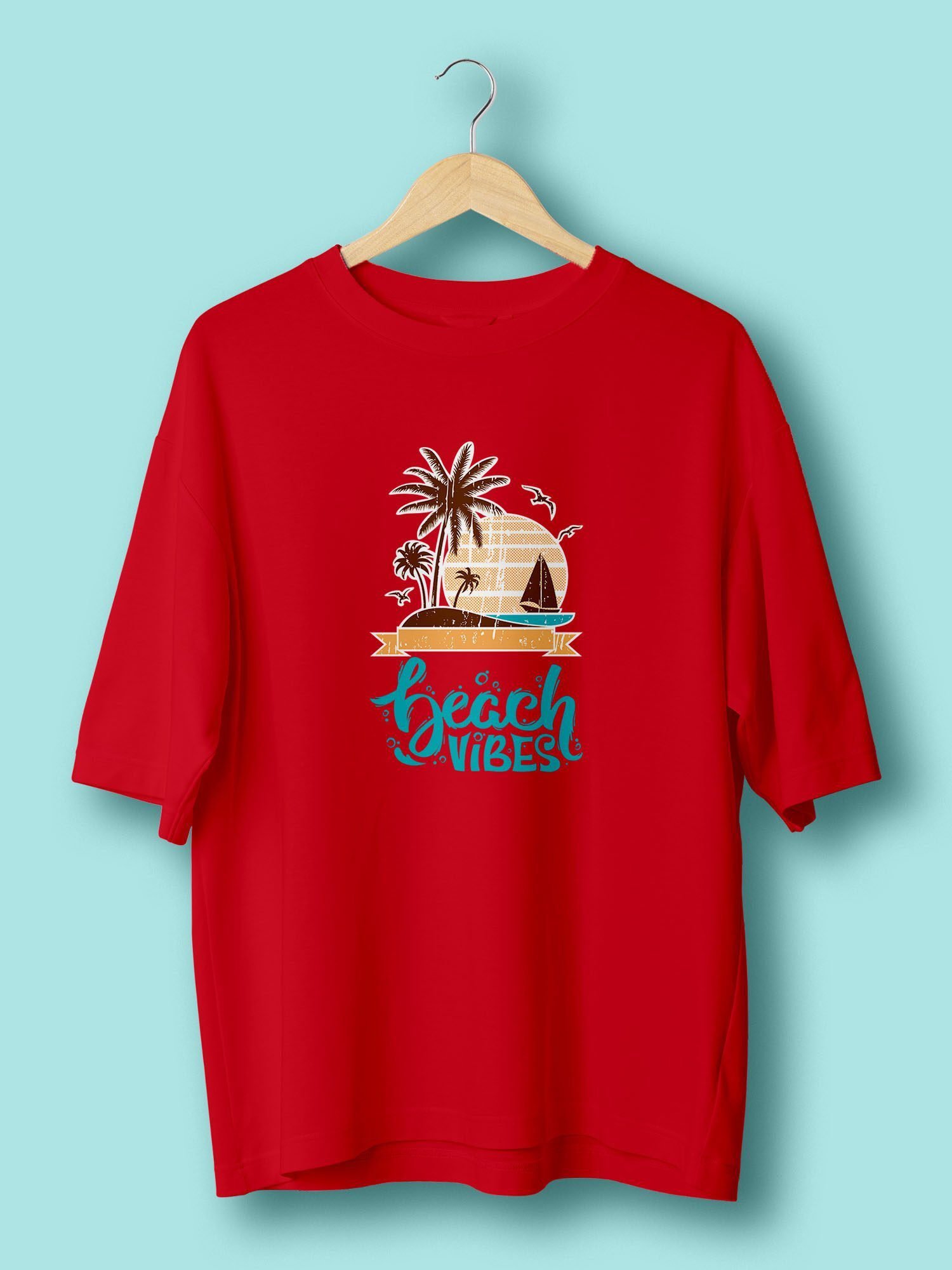 Beach Vibes oversize tshirt