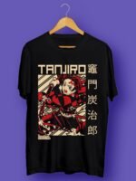 Demon Slayer Tanjiro Oversized T-Shirt Black