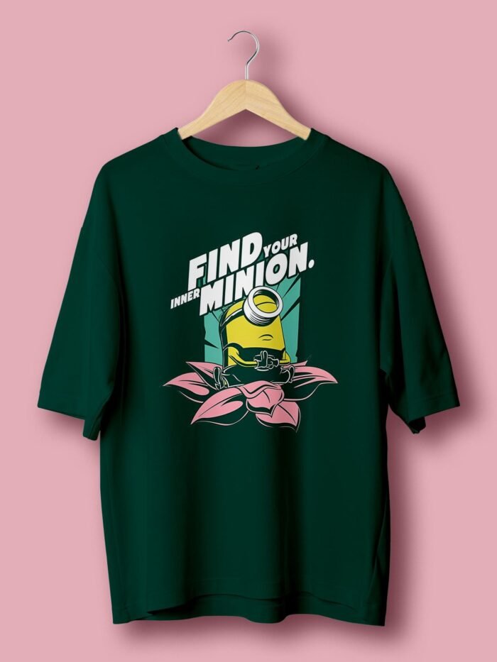 Find your inner Minion oversize tshirt Green