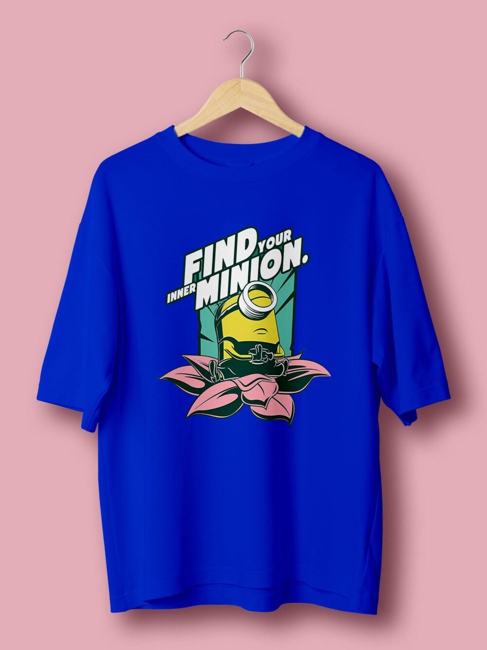 Find your inner Minion oversize tshirt Royal