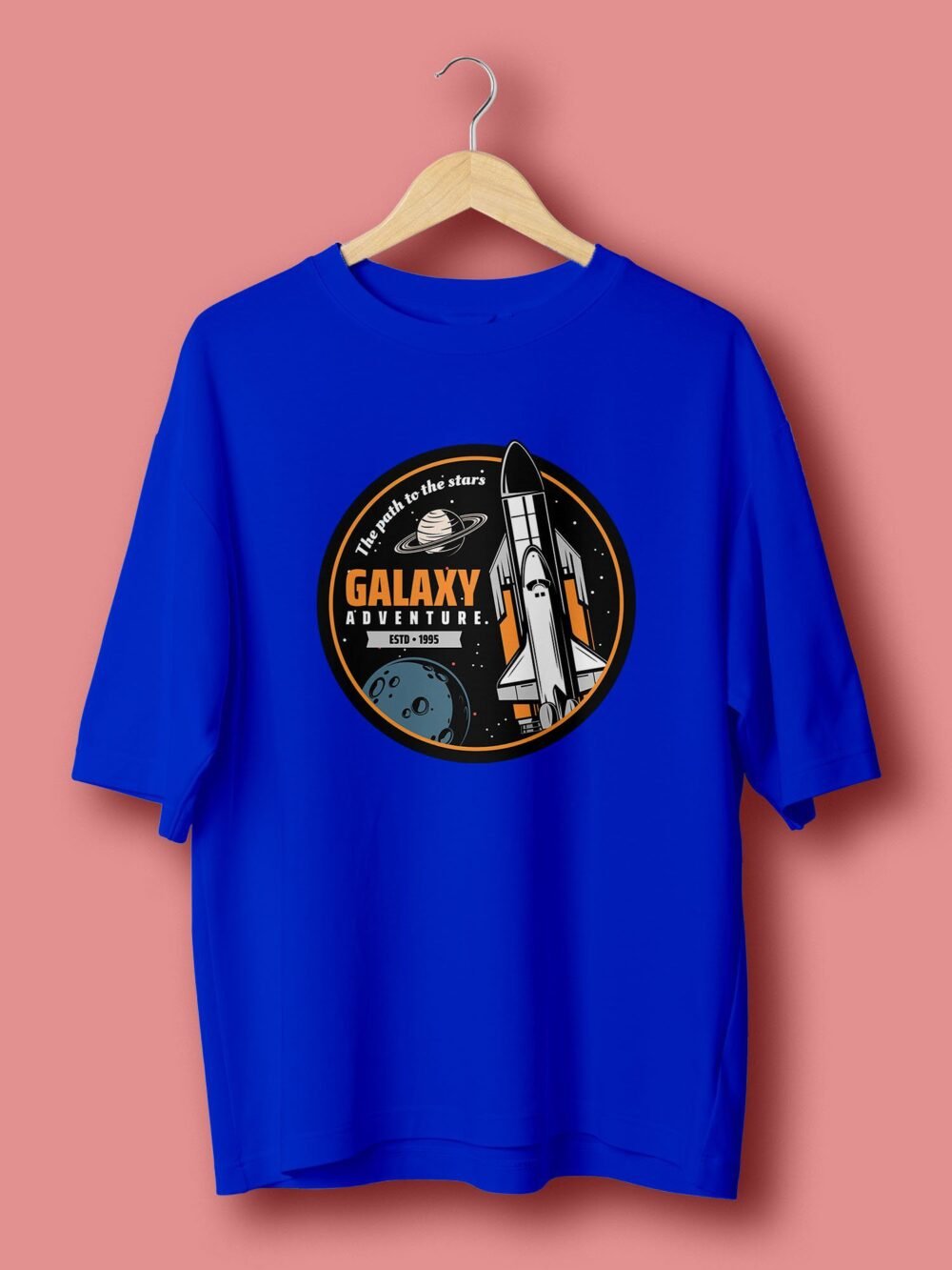 Galaxy Adventure oversize tshirt Royal