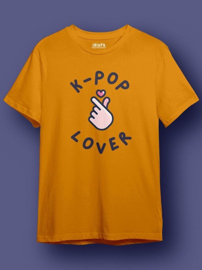 K Pop Lover Regular T Shirt Golden