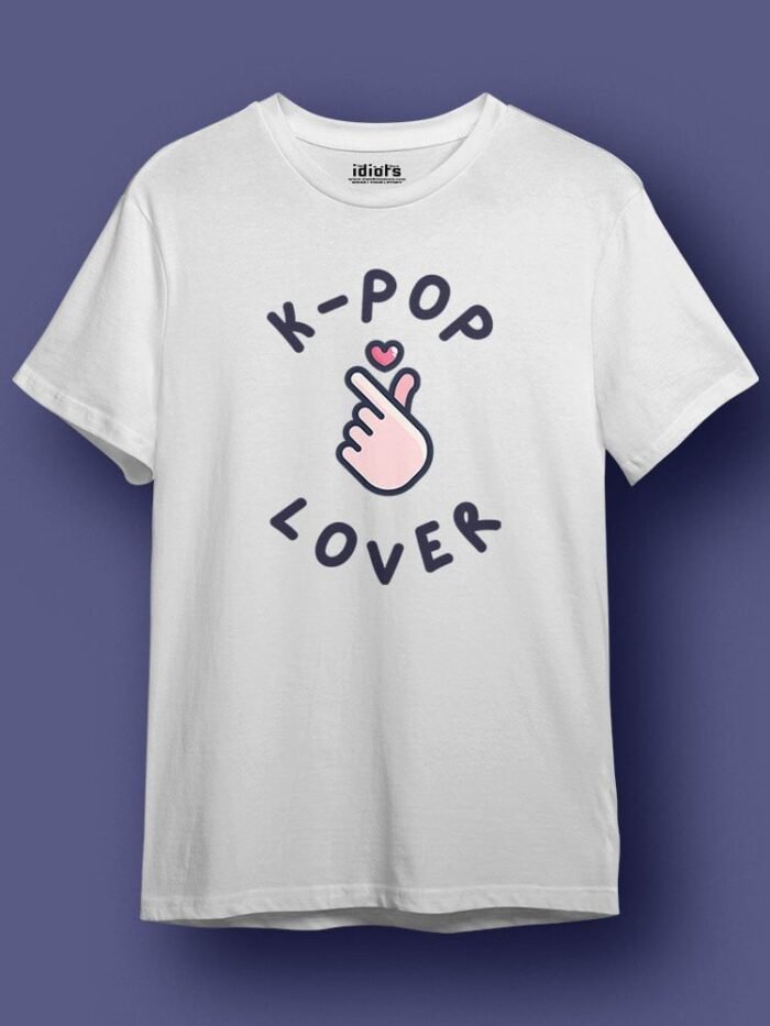 K Pop Lover Regular T Shirt White