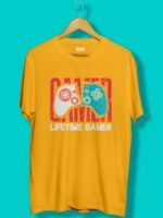 Lifetime Gamer Unisex T-Shirt Mustard