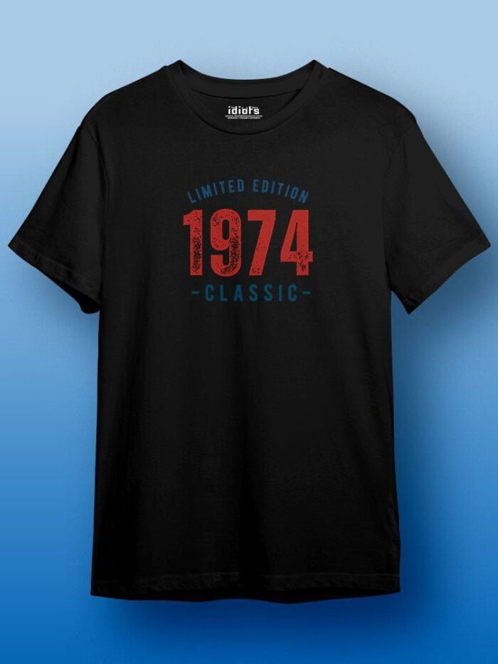 Limited Edition 1974 Regular T Shirt Black