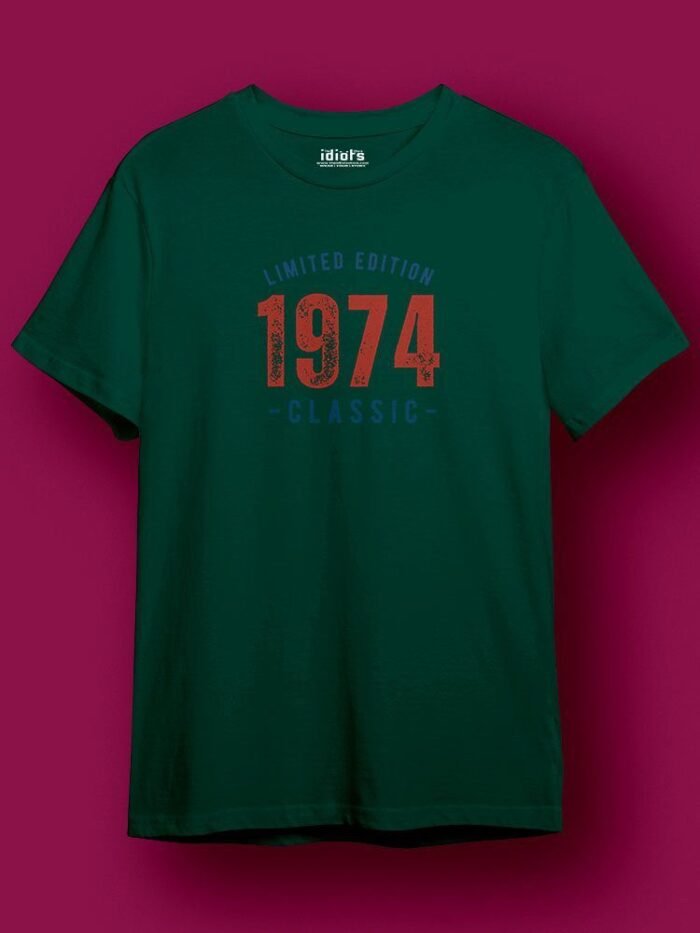 Limited Edition 1974 Regular T Shirt Green