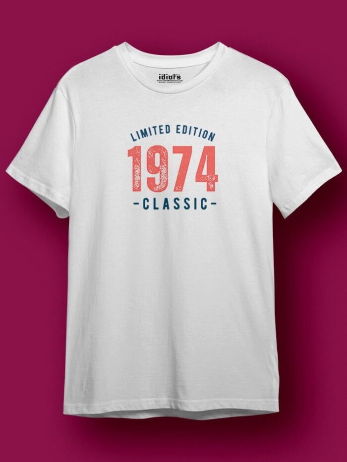 Limited Edition 1974 Regular T-Shirt White