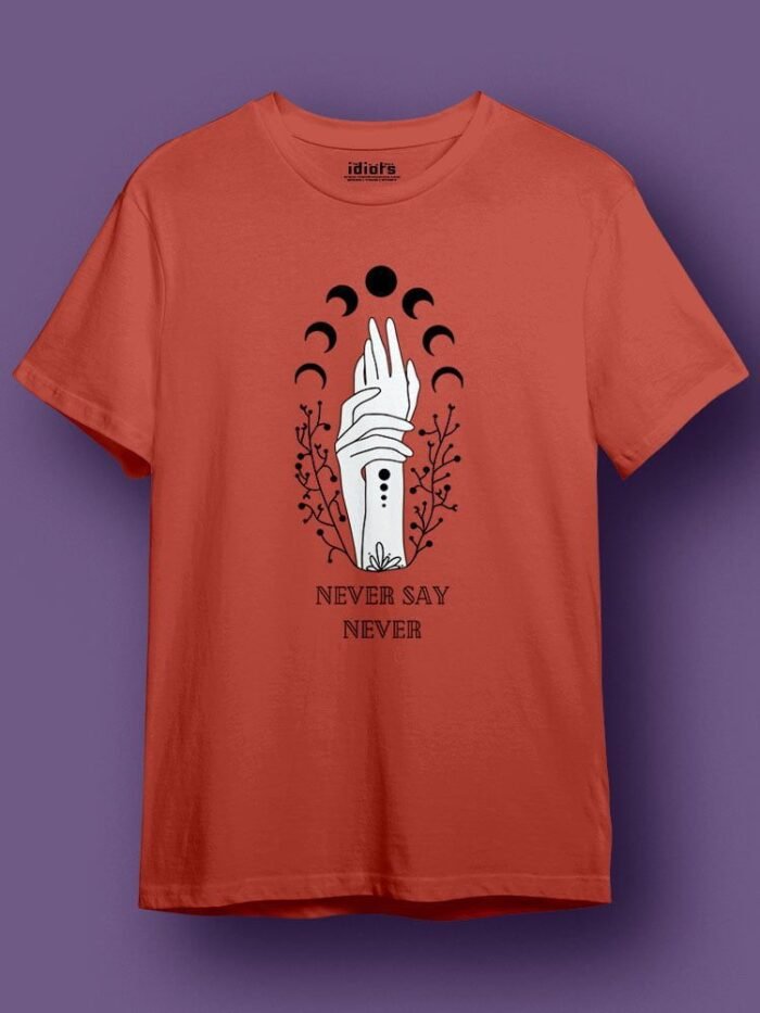 Naver Say Never Regular T Shirt Sky Coral