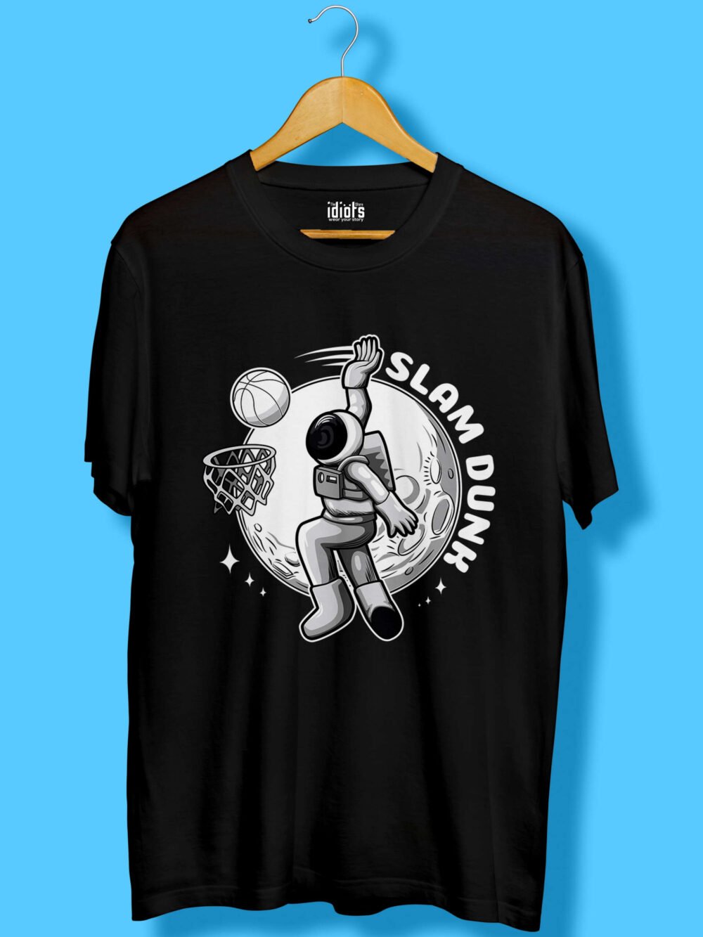 Slam Dunk Astronaut Unisex T Shirt Black scaled