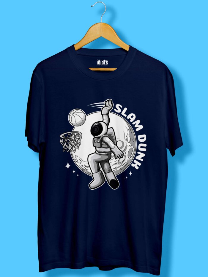 Slam Dunk Astronaut Unisex T Shirt Navy scaled