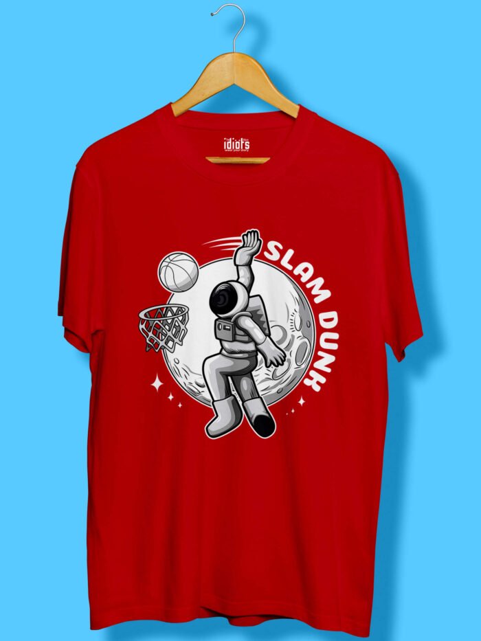 Slam Dunk Astronaut Unisex T-Shirt Red