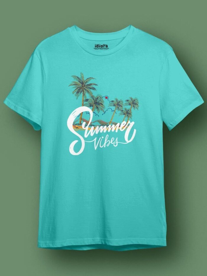Summerr Vibes Regular T Shirt Mint