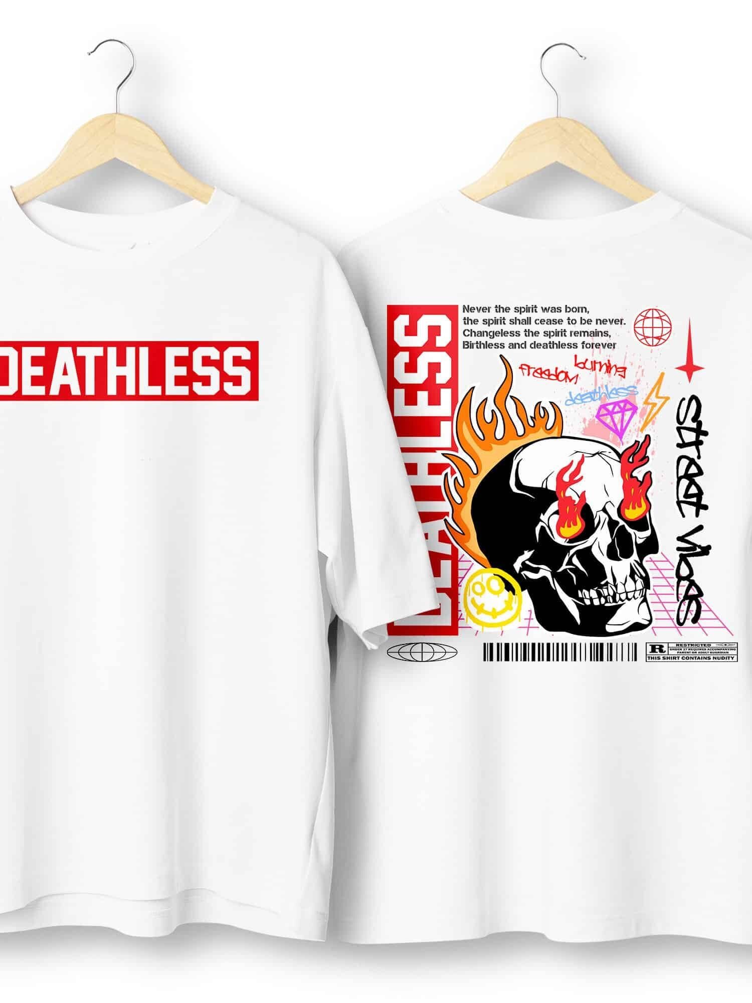 Deathless Street vibes Oversized T-shirt