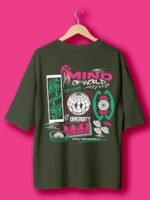 Mind of World Both Side Printed Streetwear Oversized T-Shirt