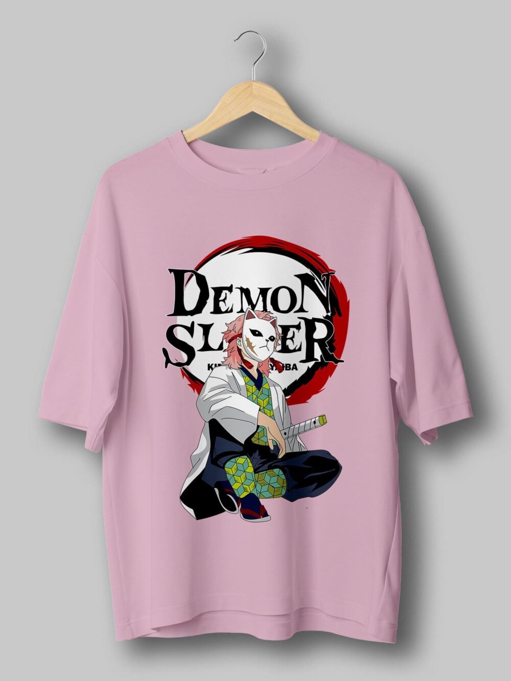 Demon Slayer Smaurai anime Oversized T-shirt