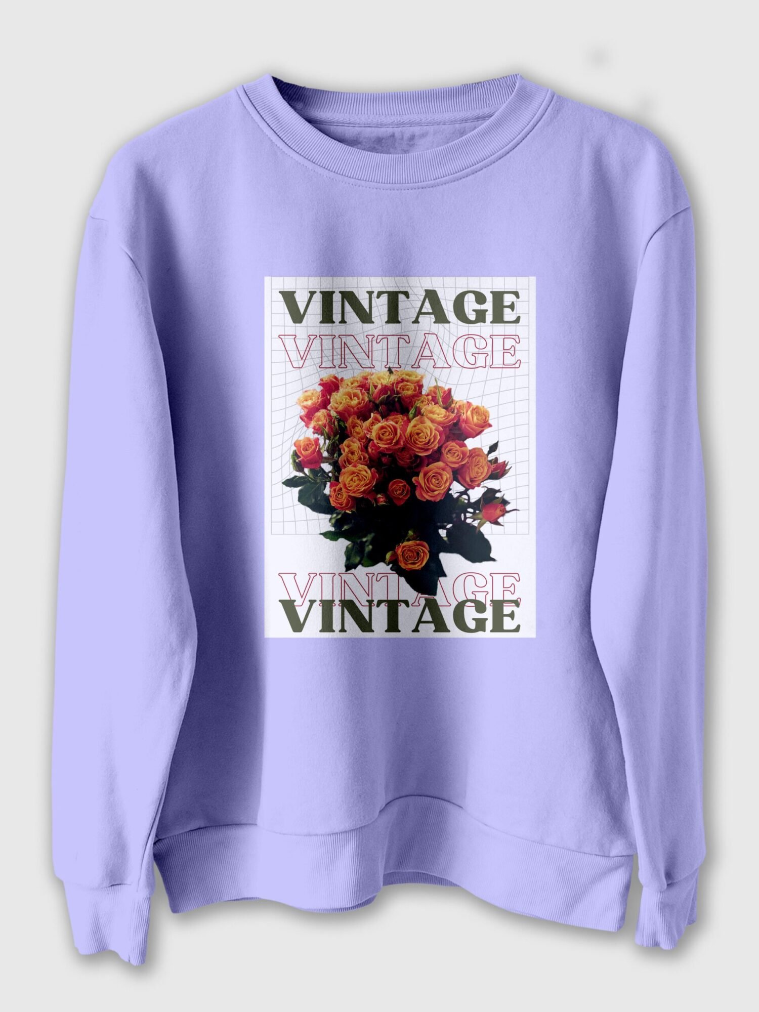 Vintage Printed Sweatshirt for Men and Women