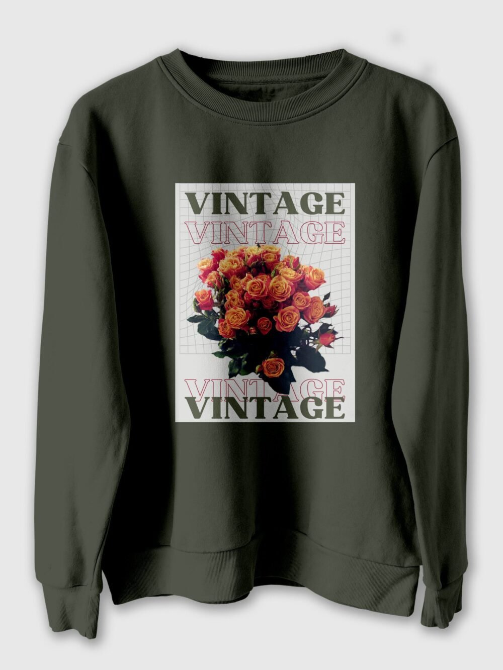 Evoke timeless style with our vintage printed sweatshirt, tailored for both men and women. Embrace the nostalgia and make a fashion statement with this unique, high-quality apparel. Elevate your wardrobe with a touch of retro charm and comfort.