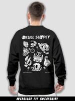 Skull Supply Sweatshirt Black