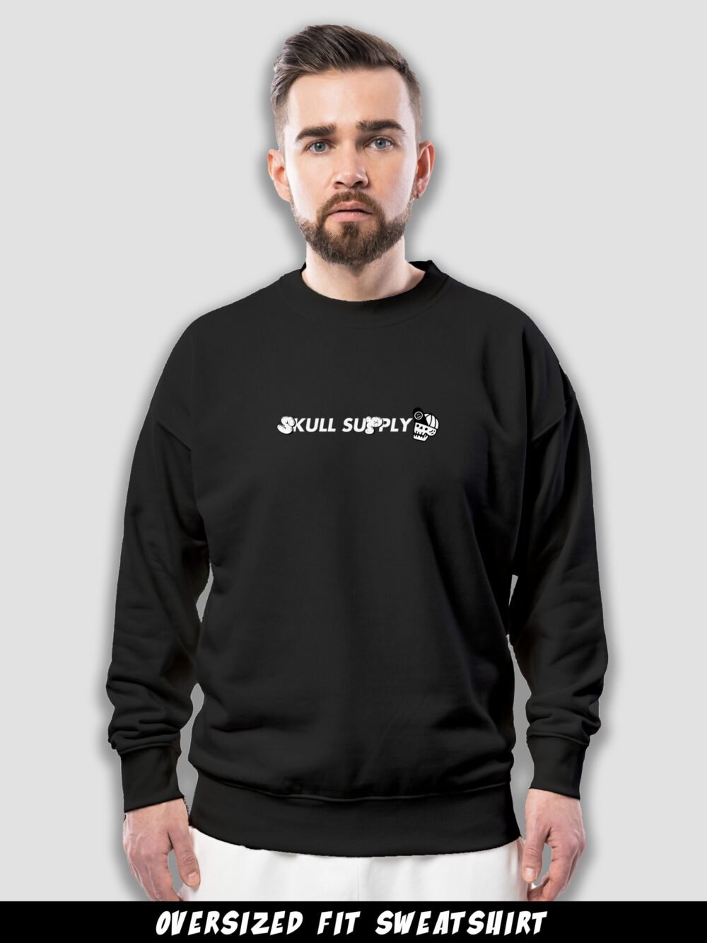 Skull Supply Sweatshirt Black