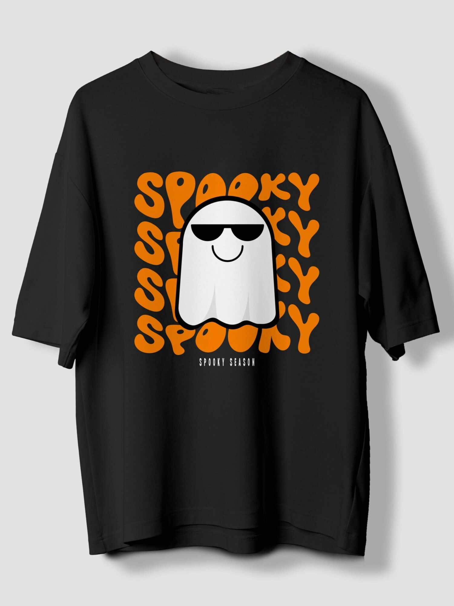 Spooky Gentle Printed Oversized T-Shirt