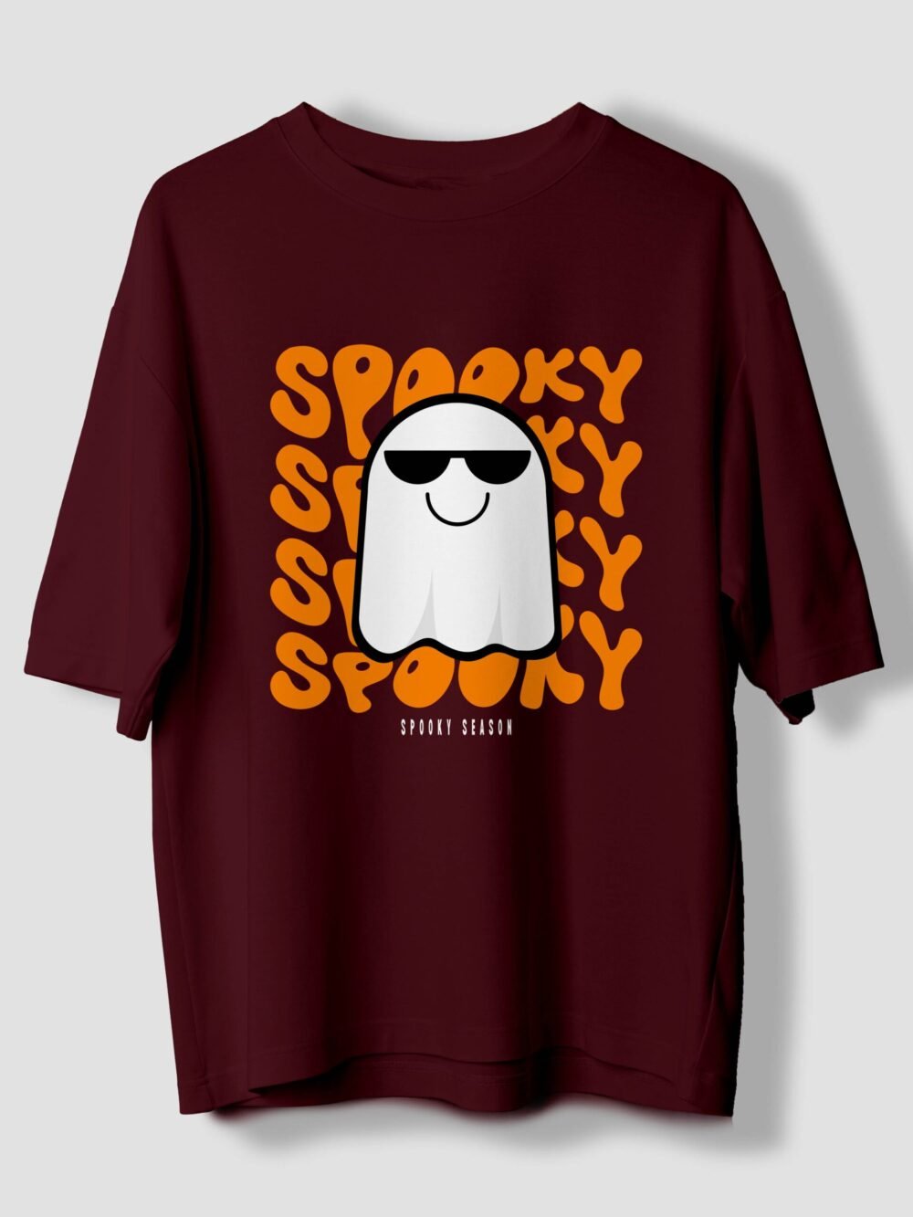 Spooky Gentle Printed Oversized T-Shirt