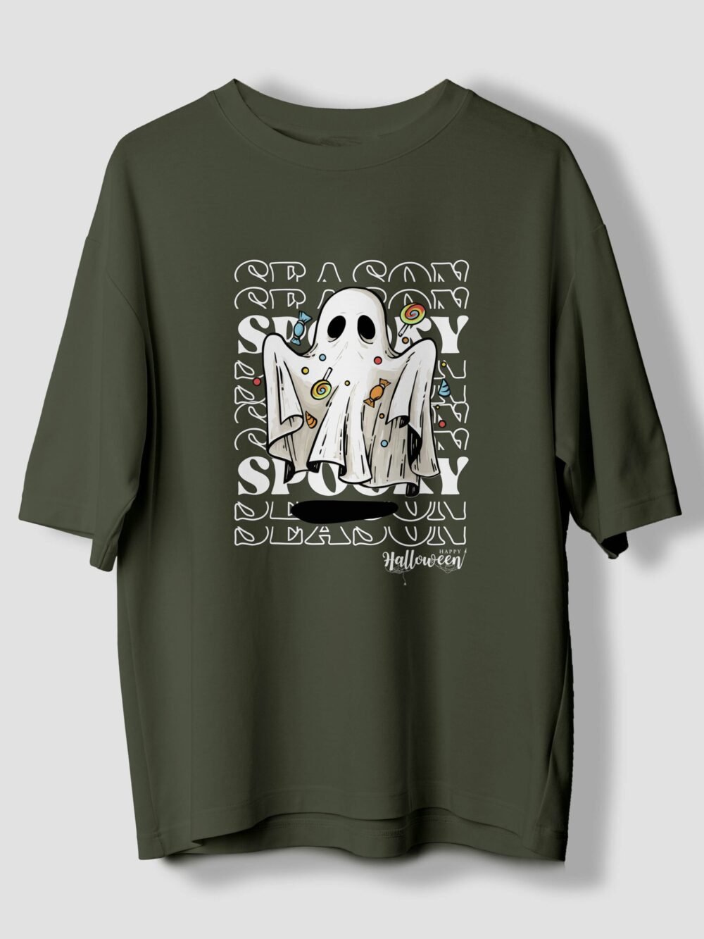 Spooky Haloween Season Oversized T-Shirt