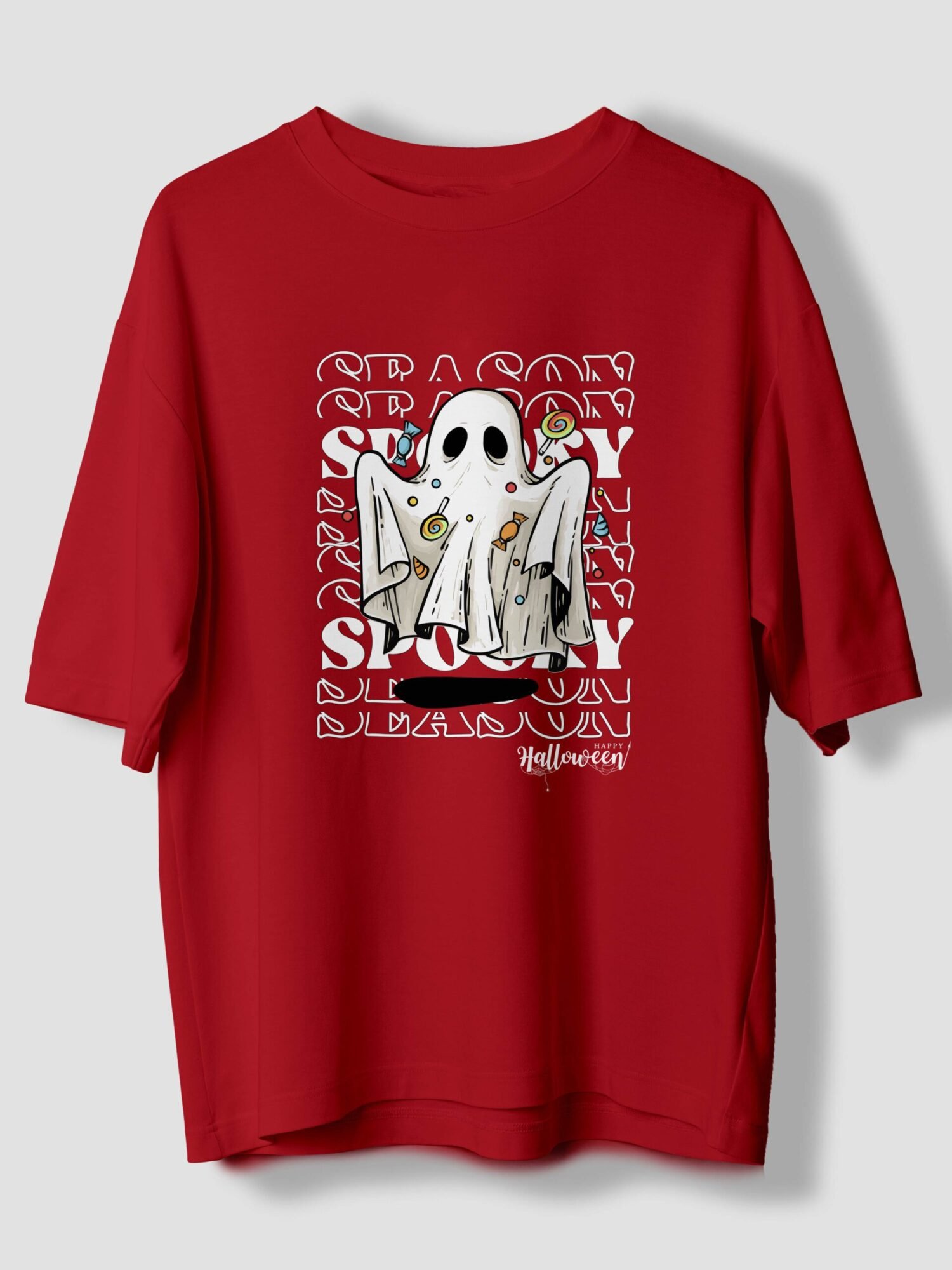 Spooky Haloween Season Oversized T-Shirt