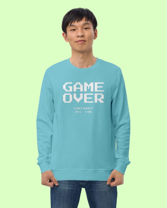 Game Over Unisex Sweatshirt Mint1