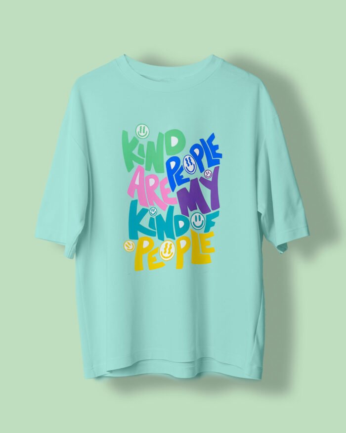 Kind of peoplw Oversized T shirt Mint1
