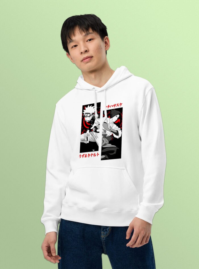 Naruto printed Hoodies White1 scaled