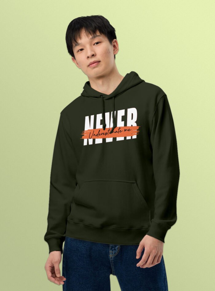 Never Unserstand Hoodie Olive