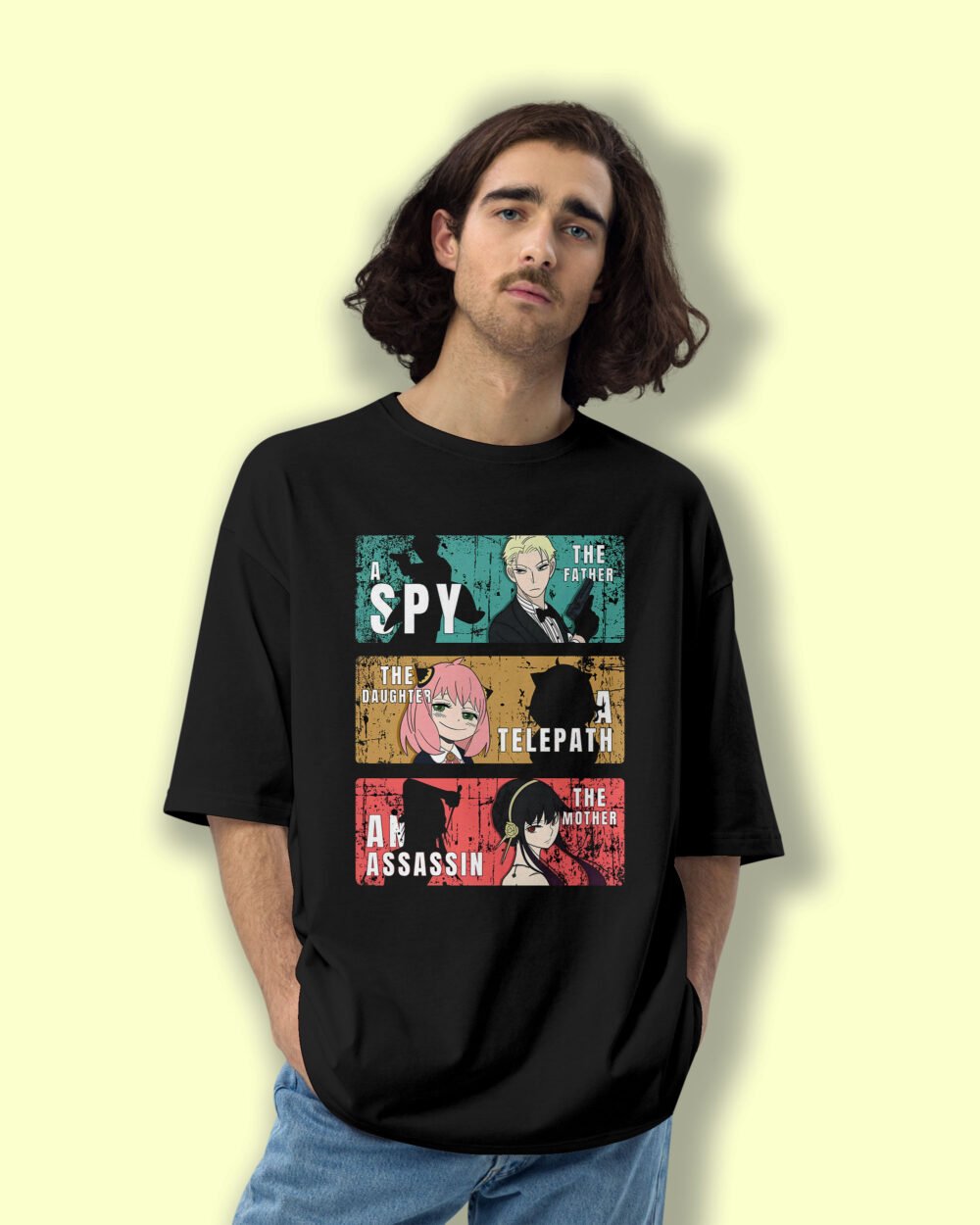 Spy Family printed Oversized Tshirt