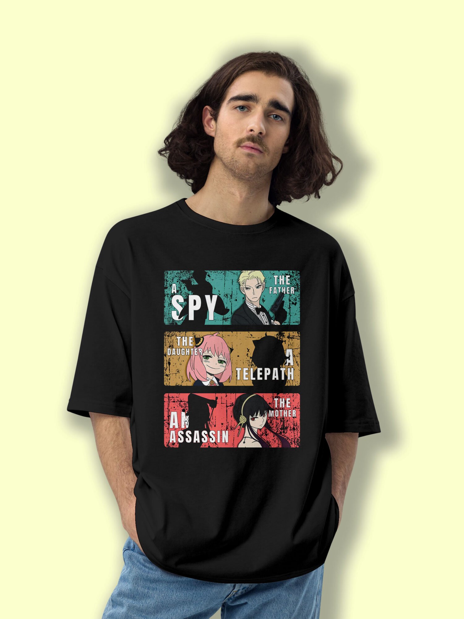 Spy Family printed Oversized Tshirt