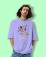 Swag Oversized T-shirt Lavender